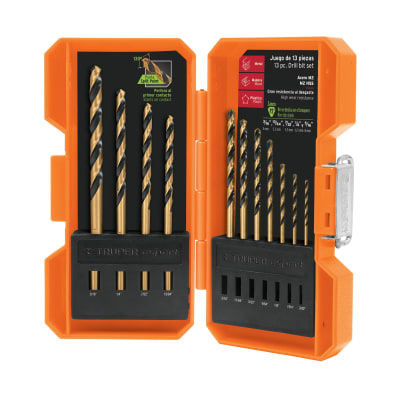 Juego de 13 brocas para metal Truper