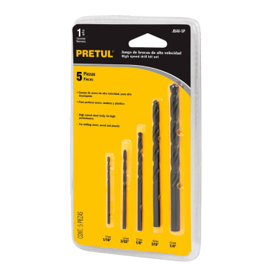Juego de 5 brocas para metal Pretul