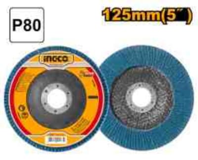 DISCO CIRCONIO FLAP 125MM P80