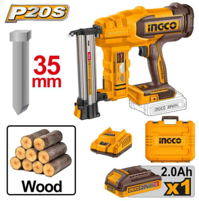CLAVADORA DE MADERA 20V +BAT+CARGADOR