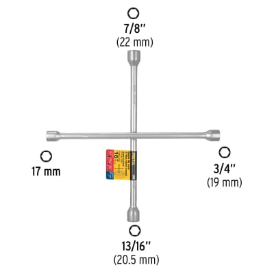 Llave de cruz 16