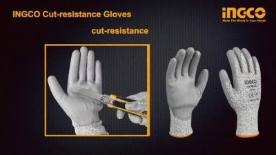 GUANTES RESISTENTES A CORTES INGCO