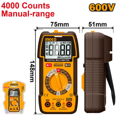 Multímetro digital 600V 4000COUNTS