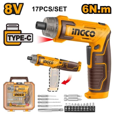 Destornillador inalámbrico 8V 6N.M TYPE-C