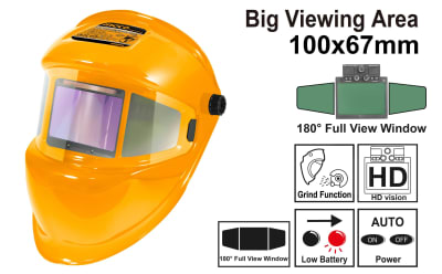Casco fotosensible 180° Ingco