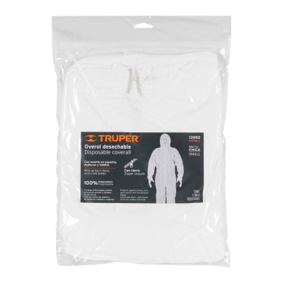 Overol desechable, talla CH