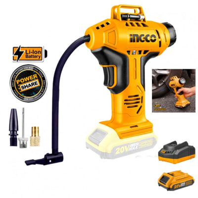 Inflador inalambrico de 20V Ingco