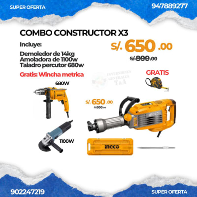 COMBO CONSTRUCTOR X3