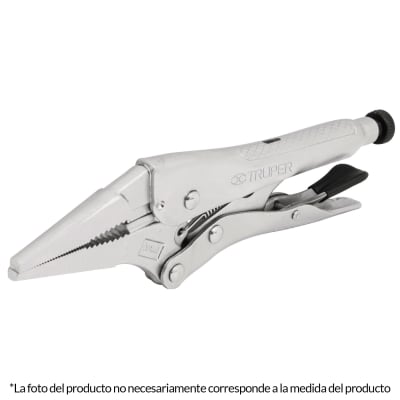 Pinza de presión 4', punta larga