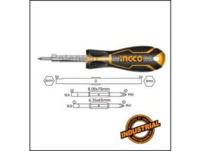 DESARMADOR INTERCAMBIABL E 6 EN 1