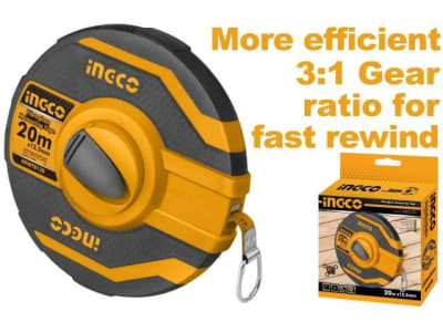 WINCHA DE FIBRA DE VIDRIO 20M