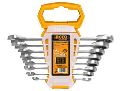 JUEGO DE 8 LLAVES CRIQUE COMBINADAS CURVO