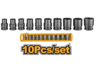 Juego 10 Dados De Impacto 1/2'' 10 A 24mm
