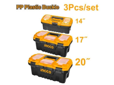 Juego de 3cajas de herramientas de plástico 14