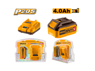 SET BATERIA 20V 4.0AH + CARGADOR