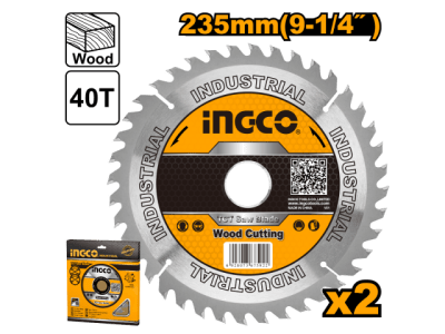 2 2 pcs Disco de Corte Madera 235mm(9- 1/4