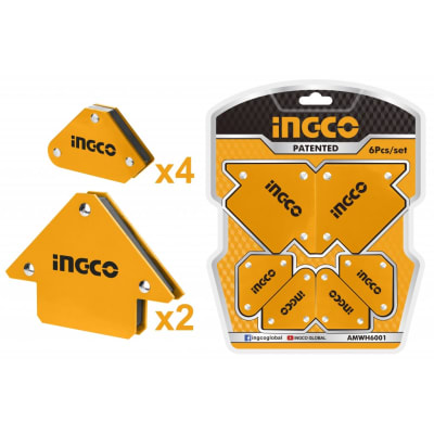 Juego de escuadras magnéticas mixtas Ingco 