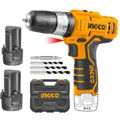 LLAVE DE IMPACTO 2 BAT 12V MALETIN 20PIEZAS