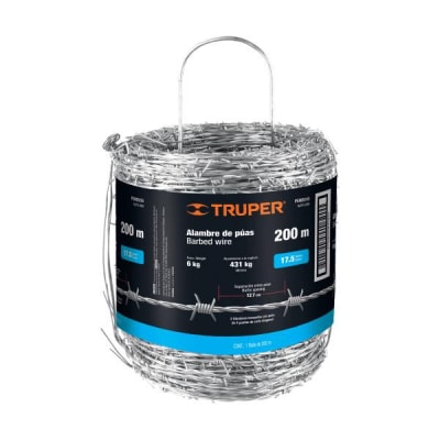 Alambre de púas de 200 m BWG 17.5