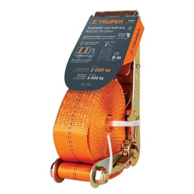Sujetador con rachet, carga pesada, Truper