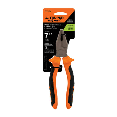 Alicate universal, confort grip Truper