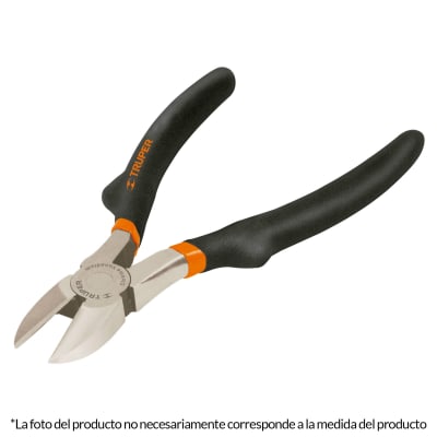  Alicate corte diagonal, vinil Truper