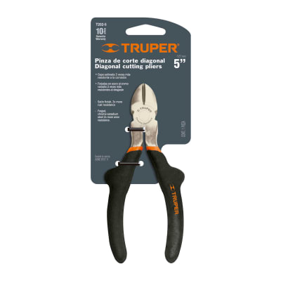 Alicate corte diagonal, vinil Truper
