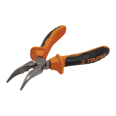  Alicate de punta curva, confort grip Truper