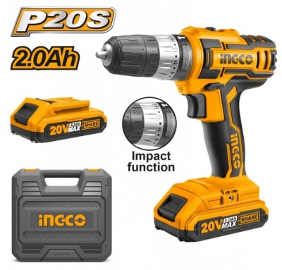 TALADRO PERCUTOR DE 20V INGCO