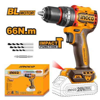 TALADRO CON PERCUTOR 66N.M. (CABEZAL)
