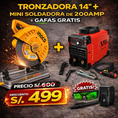 COMBO MINI SOLADADORA+TRONZADORA