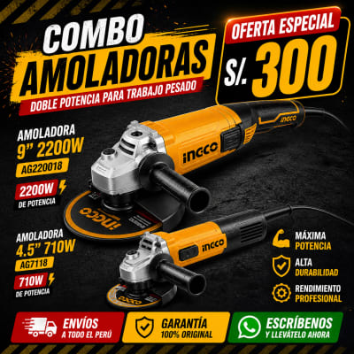 COMBO AMOLADORAS