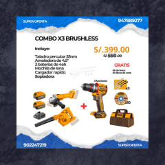 COMBO X3 BRUSHLESS
