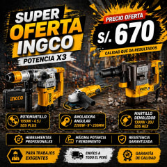 Combo Potencia X3 INGCO