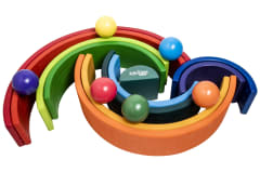 Bolas Madera 6Pcs