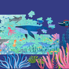 Puzzle Maleta Oceano 104 pcs