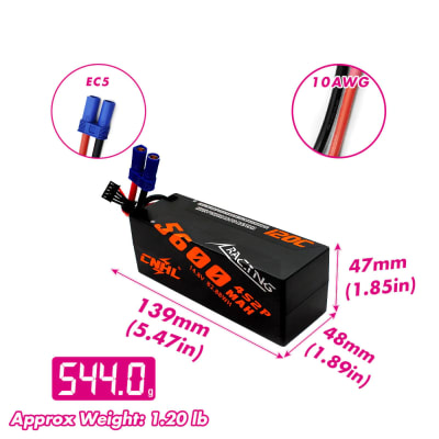 (14.8v/5600mAh)(EC5)