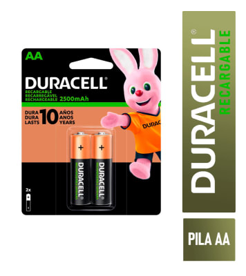 Duracell Pilas recargables AA (2)
