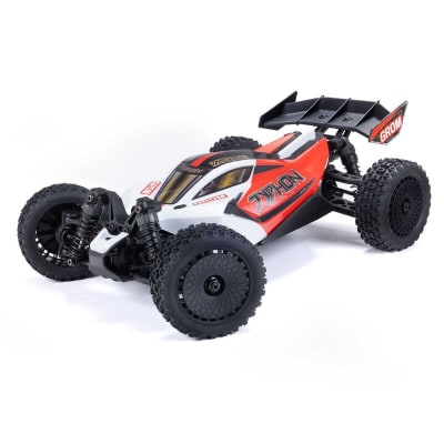 Arrma Typhon Grom MEGA 4WD 380 Brushed 1/18 Buggy RTR (Red/White) w/SLT2 2.4GHz Radio, Battery & Cha