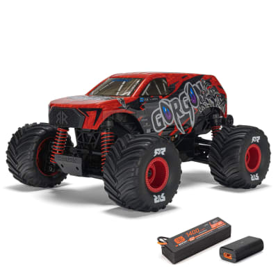 Arrma Gorgon Grom 4x4 1/16 RTR Brushed Monster Truck (Red) w/SLT2 2.4GHz Radio, Battery & Charger