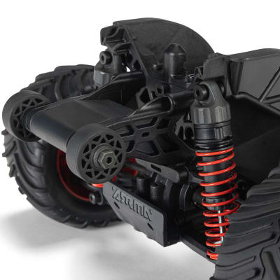 Arrma Quake Grom 4x4 1/16 RTR Brushed Monster Truck (Red) w/SLT2 2.4GHz Radio, Battery & Charger