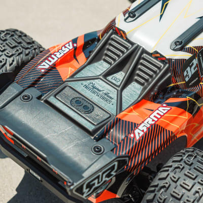 Arrma Vorteks 2WD MEGA 550 RTR Brushed 1/10 Off-Road Stadium Truck (Orange) w/SLT2 2.4GHz Radio, Bat