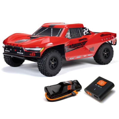 Arrma Fury 2WD MEGA 550 RTR Brushed 1/10 Off-Road Short Course Truck (Red) w/SLT2 2.4GHz Radio, Batt