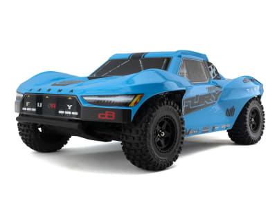 Arrma Fury 2WD MEGA 550 RTR Brushed 1/10 Off-Road Short Course Truck (Blue) w/SLT2 2.4GHz Radio, Bat