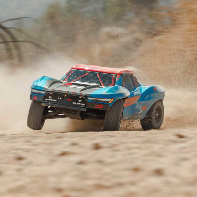 Arrma Fury 223S BLX 1/10 Brushless RTR 2WD Short Course Truck (Blue) w/SLT2 2.4GHz Radio & DSC