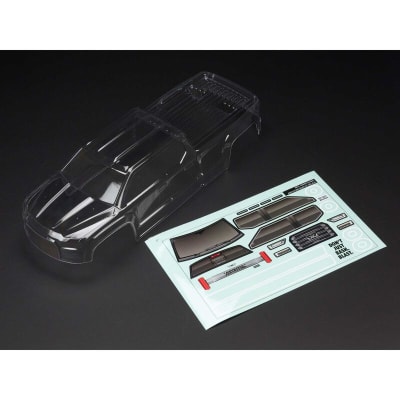 Clear Body with Decals: BIG ROCK CREW CAB 4X4