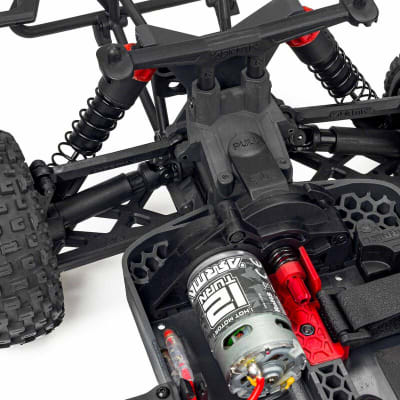 1/10 SENTON 4X2 BOOST MEGA 550 Brushed Short Course Truck RTR with Battery & Charger, Blue