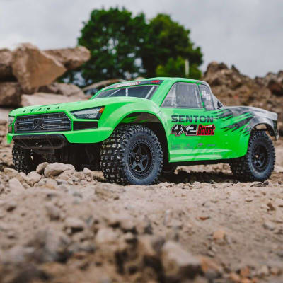 1/10 SENTON 4X2 BOOST MEGA 550 Brushed Short Course Truck RTR with Battery & Charger, Green