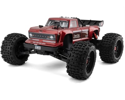 Arrma Outcast 4S V2 BLX Brushless RTR 1/10 Stunt Truck (Red) w/SLT3 2.4GHz Radio & Smart ESC