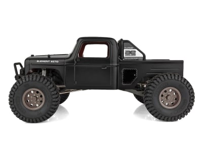 Element RC Enduro Ecto Black Trail Truck 4x4 RTR Rock Crawler w/2.4GHz Radio